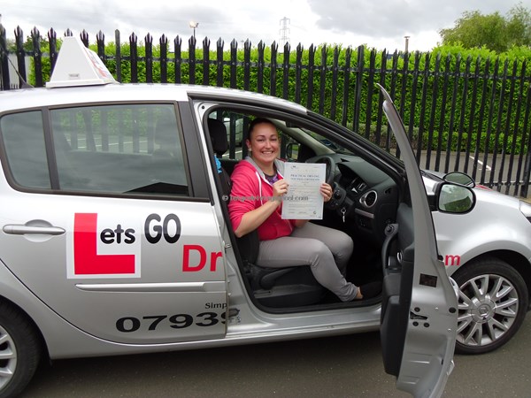 Hayley passing 1st time 1 minor